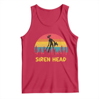Siren Head Tank Top Retro Supernatural Cryptid Horror Monster - Wonder Print Shop