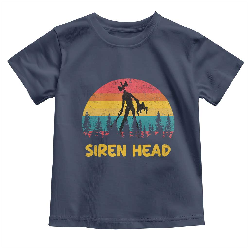 Siren Head Toddler T Shirt Retro Supernatural Cryptid Horror Monster - Wonder Print Shop