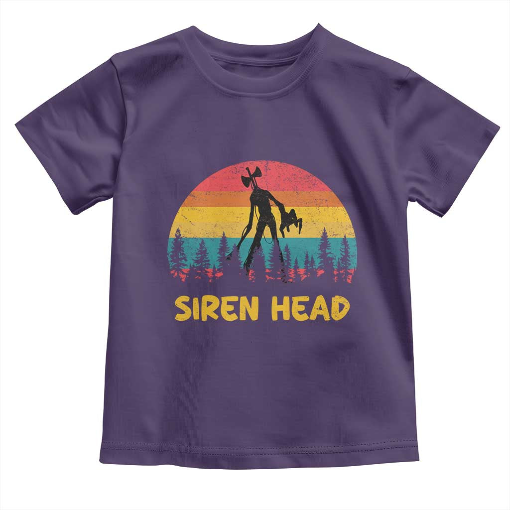 Siren Head Toddler T Shirt Retro Supernatural Cryptid Horror Monster - Wonder Print Shop