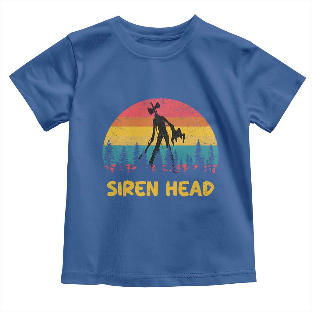 Siren Head Toddler T Shirt Retro Supernatural Cryptid Horror Monster - Wonder Print Shop