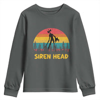 Siren Head Youth Sweatshirt Retro Supernatural Cryptid Horror Monster - Wonder Print Shop
