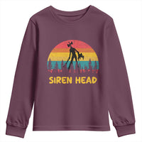 Siren Head Youth Sweatshirt Retro Supernatural Cryptid Horror Monster - Wonder Print Shop