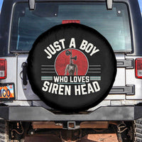 Funny Just A Boy Who Loves Siren Head Spare Tire Cover Supernatural Cryptid Monster - Wonder Print Shop