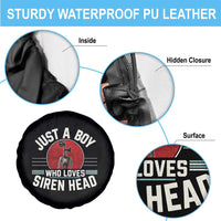 Funny Just A Boy Who Loves Siren Head Spare Tire Cover Supernatural Cryptid Monster - Wonder Print Shop