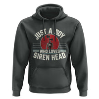 Funny Just A Boy Who Loves Siren Head Hoodie Supernatural Cryptid Monster - Wonder Print Shop