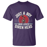 Funny Just A Boy Who Loves Siren Head T Shirt Supernatural Cryptid Monster - Wonder Print Shop