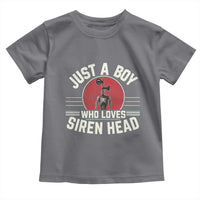 Funny Just A Boy Who Loves Siren Head Toddler T Shirt Supernatural Cryptid Monster - Wonder Print Shop