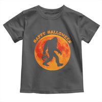 Funny Halloween Bigfoot Toddler T Shirt Sasquatch Full Moon Jack O Lantern - Wonder Print Shop