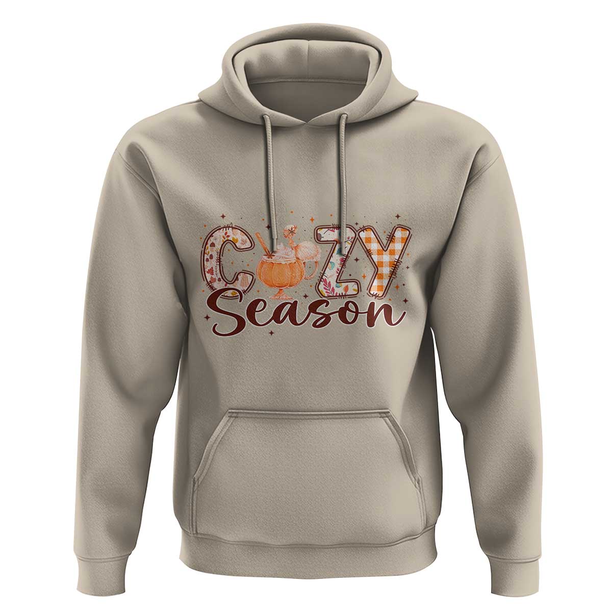 Cozy Season Hoodie Thanksgiving Autumn Pumpkin Spice Latte