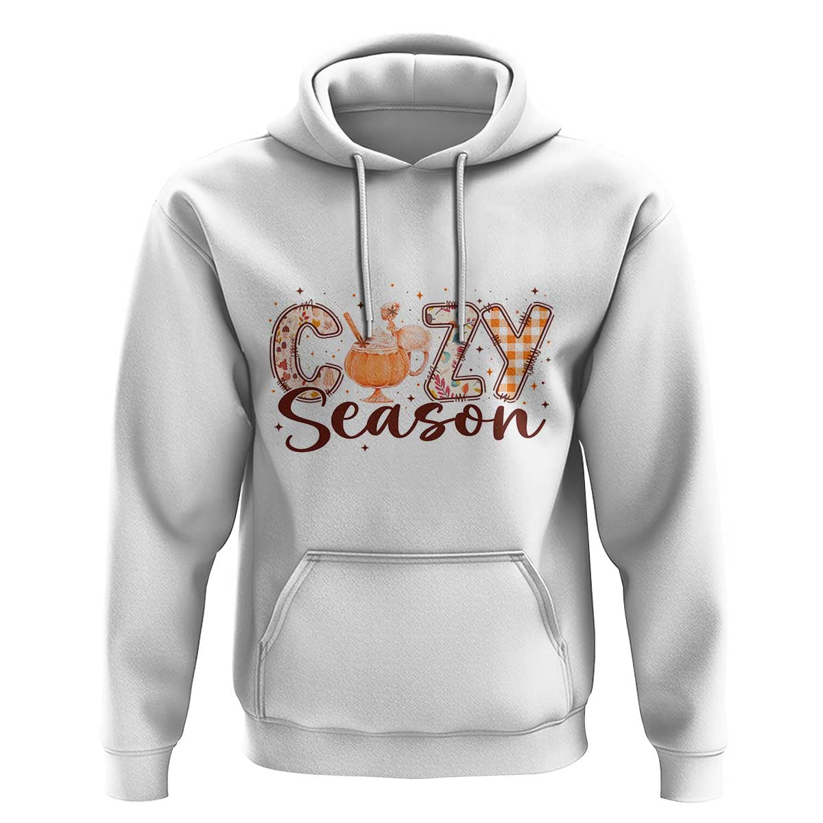 Cozy Season Hoodie Thanksgiving Autumn Pumpkin Spice Latte