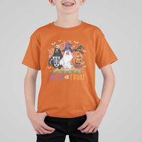 Funny Halloween T Shirt For Kid Chick Or Treat Chicken Farm Witches Skeleton - Wonder Print Shop