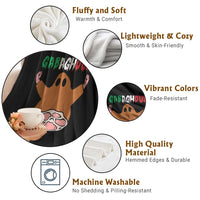 Funny Halloween Throw Blanket Gabaghoul Ghost Italian Flag Ham - Wonder Print Shop