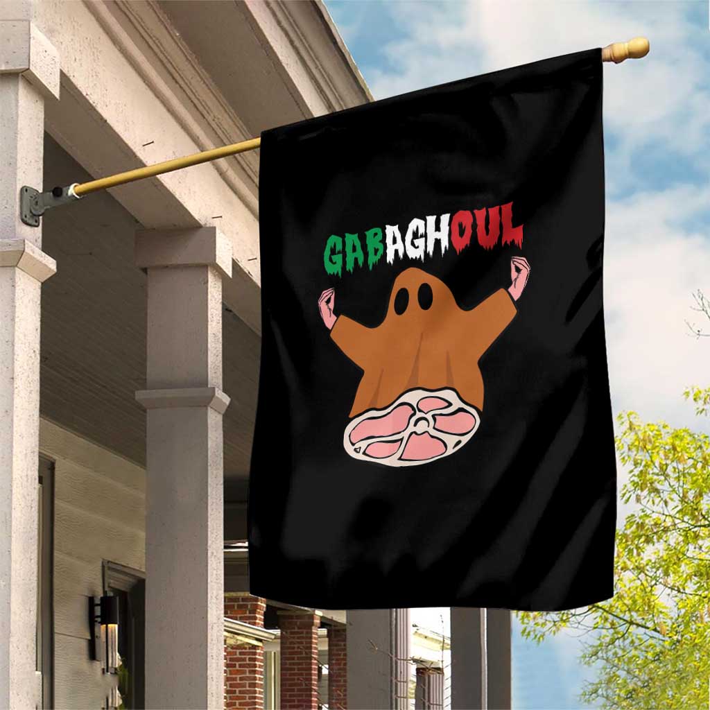 Funny Halloween Garden Flag Gabaghoul Ghost Italian Flag Ham - Wonder Print Shop