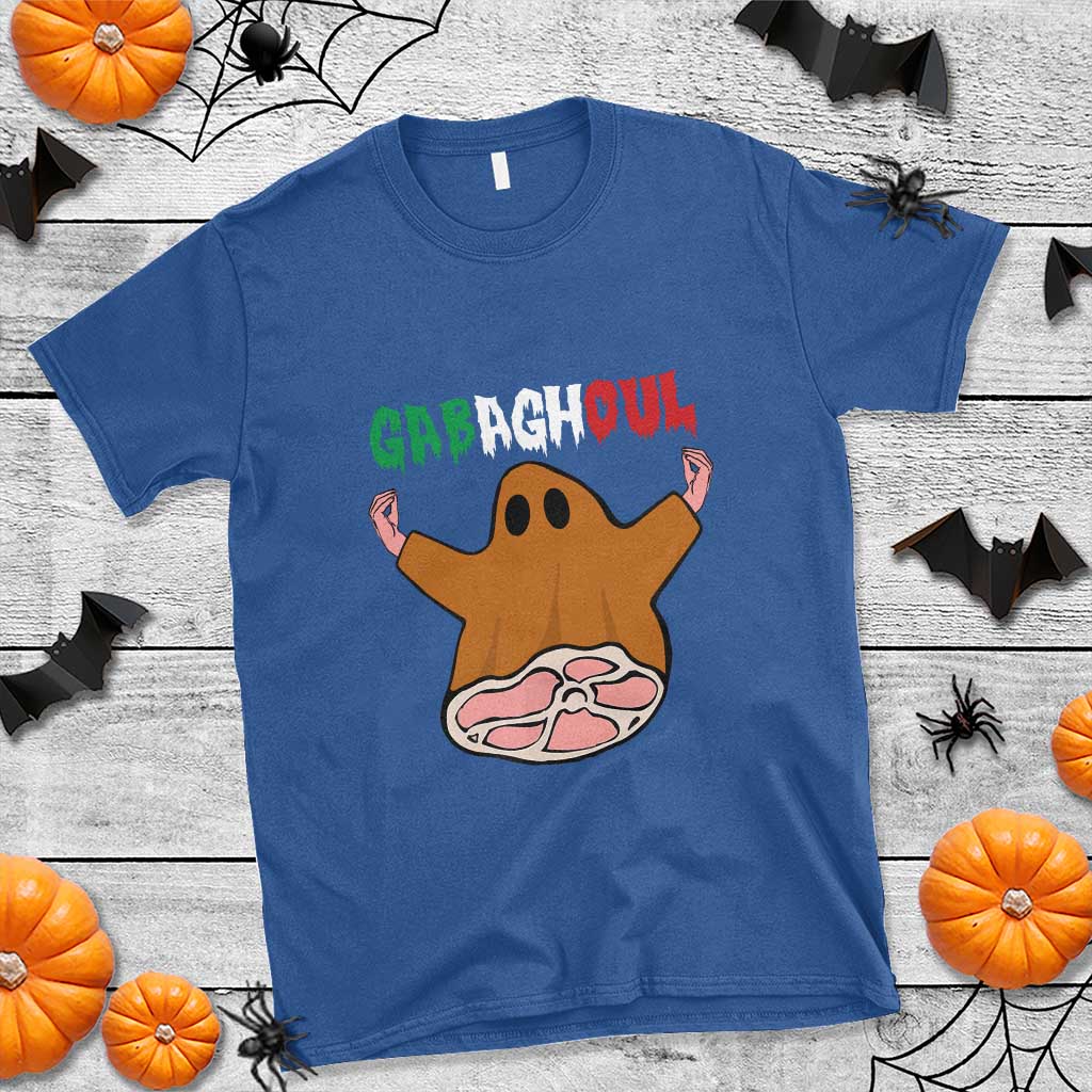 Funny Halloween T Shirt Gabaghoul Ghost Italian Flag Ham - Wonder Print Shop