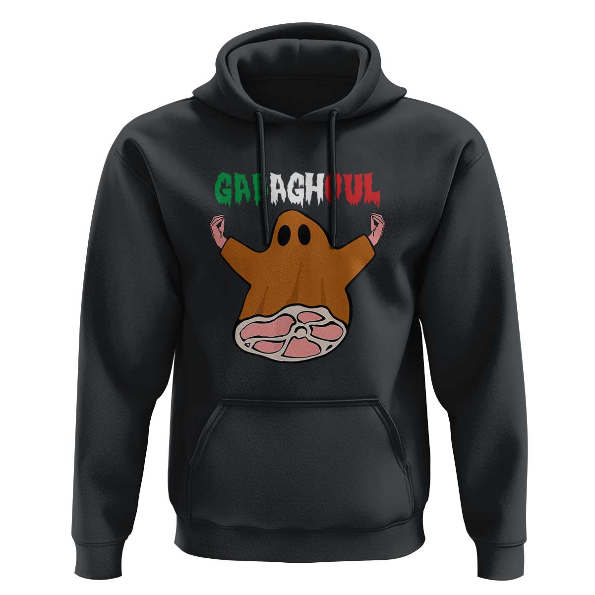 Funny Halloween Hoodie Gabaghoul Ghost Italian Flag Ham