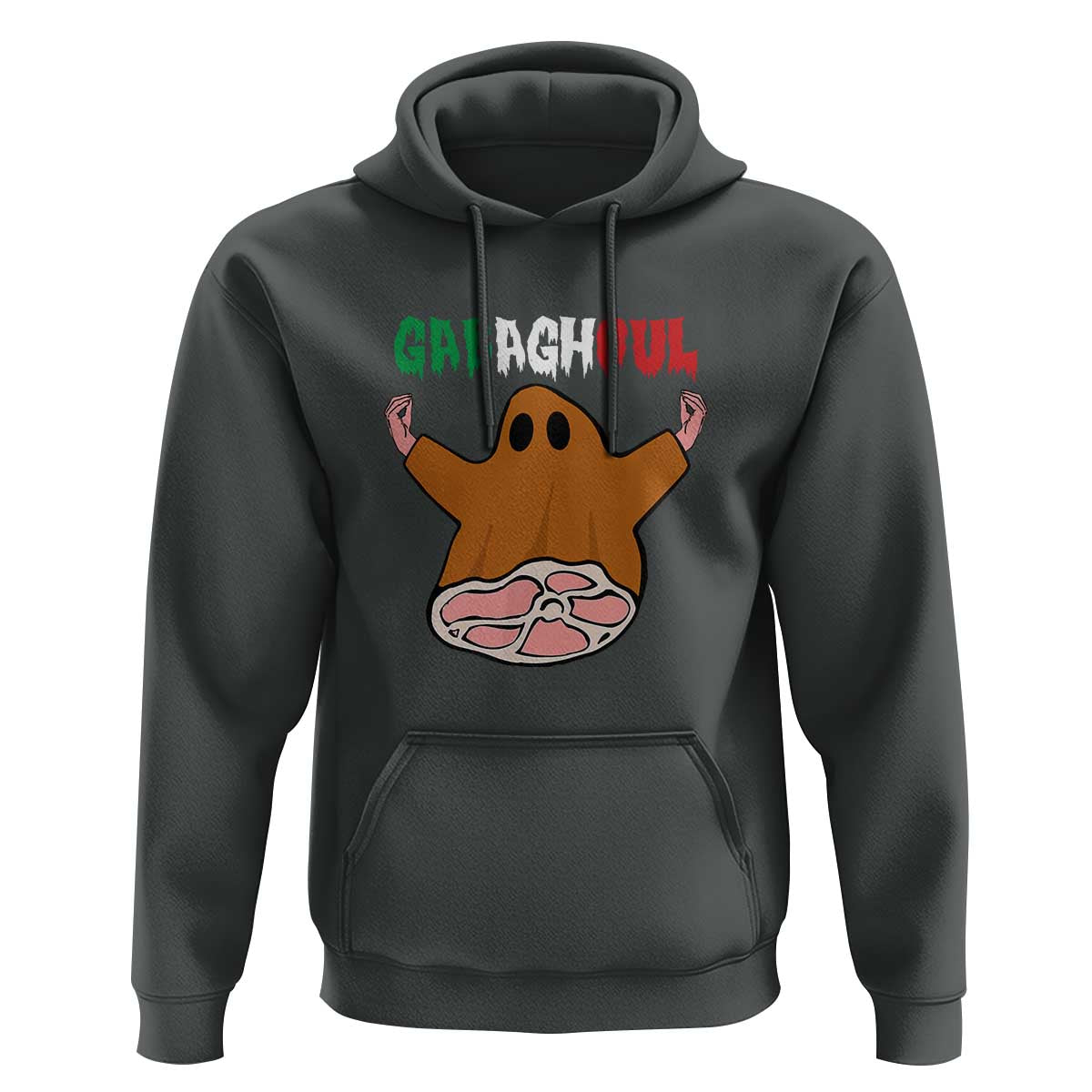 Funny Halloween Hoodie Gabaghoul Ghost Italian Flag Ham