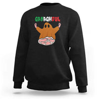 Funny Halloween Sweatshirt Gabaghoul Ghost Italian Flag Ham - Wonder Print Shop