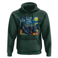 Halloween Hoodie Scary Murderers Starry Night Pumpkin Vincent Van Gogh