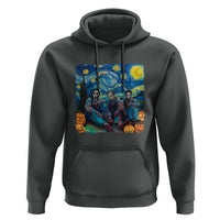 Halloween Hoodie Scary Murderers Starry Night Pumpkin Vincent Van Gogh
