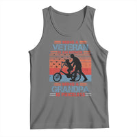 Veteran Grandpa Tank Top Being A Veteran Is An Honor Being A Grandpa Is Priceless