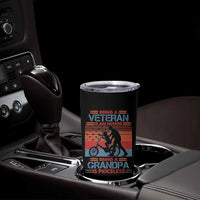 Veteran Grandpa Tumbler Cup Being A Veteran Is An Honor Being A Grandpa Is Priceless