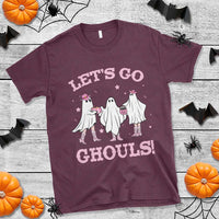 Funny Halloween T Shirt Let's Go Ghouls Cowgirl Western Ghost - Wonder Print Shop