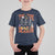 Funny HalloThankMas T Shirt For Kid Tis The Season Halloween Thanksgiving Christmas Skeleton - Wonder Print Shop