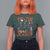 Funny HalloThankMas T Shirt For Women Tis The Season Halloween Thanksgiving Christmas Skeleton - Wonder Print Shop