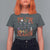 Funny HalloThankMas T Shirt For Women Tis The Season Halloween Thanksgiving Christmas Skeleton - Wonder Print Shop