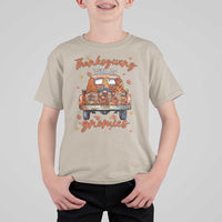 Thanksgiving Day T Shirt For Kid Thanksgiving With My Gnomies Car Fall Season - Wonder Print Shop