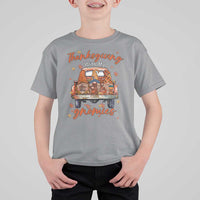 Thanksgiving Day T Shirt For Kid Thanksgiving With My Gnomies Car Fall Season - Wonder Print Shop