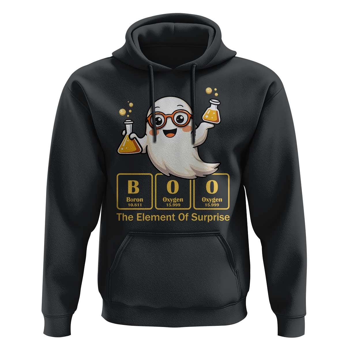 Halloween Chemistry Hoodie Boo The Element Of Surprise Ghost Nerd