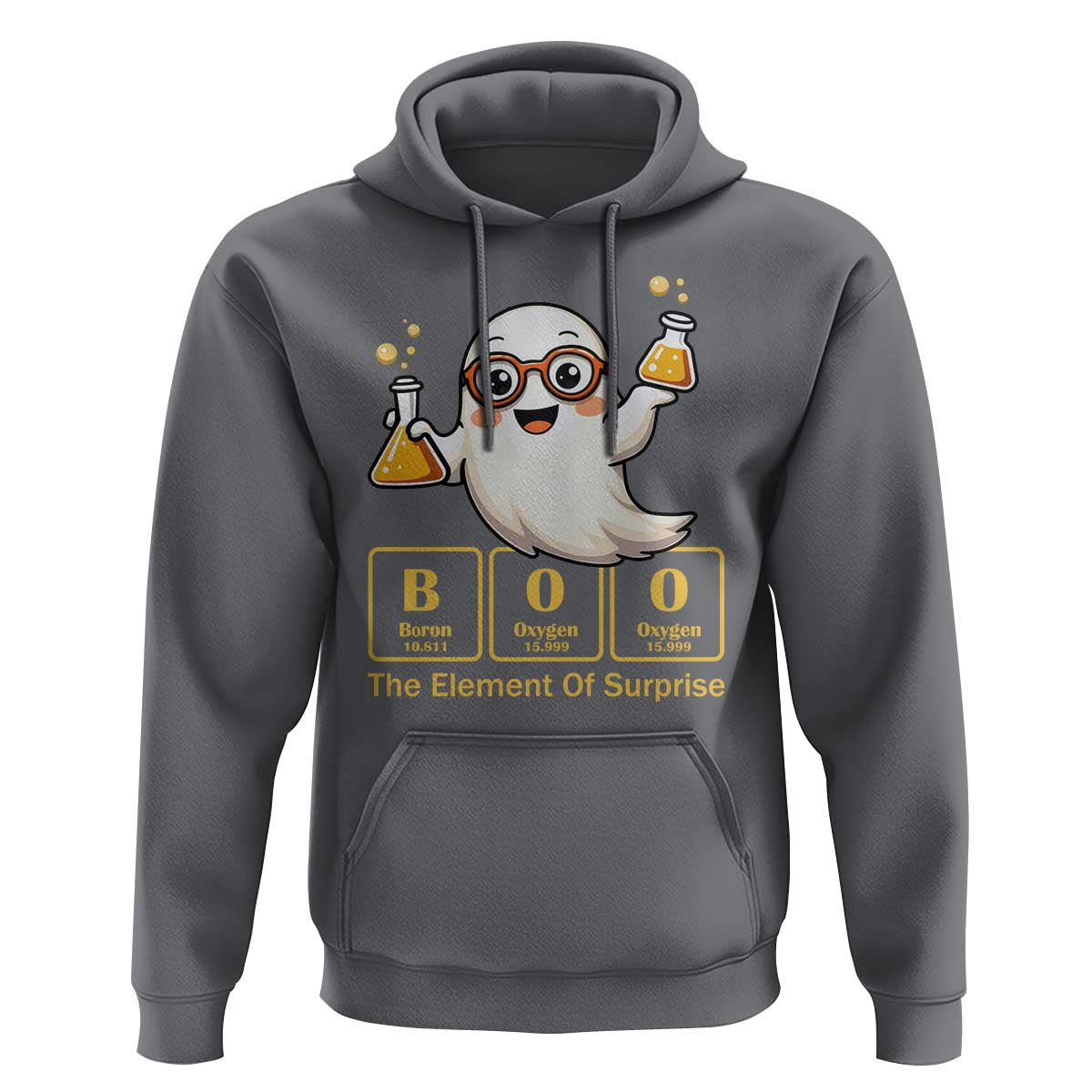 Halloween Chemistry Hoodie Boo The Element Of Surprise Ghost Nerd