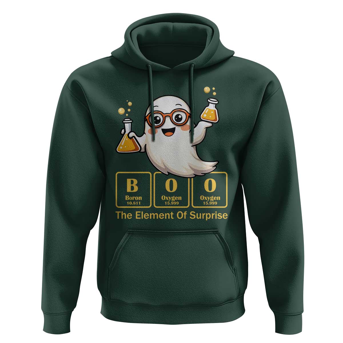 Halloween Chemistry Hoodie Boo The Element Of Surprise Ghost Nerd