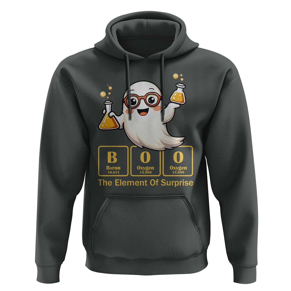Halloween Chemistry Hoodie Boo The Element Of Surprise Ghost Nerd