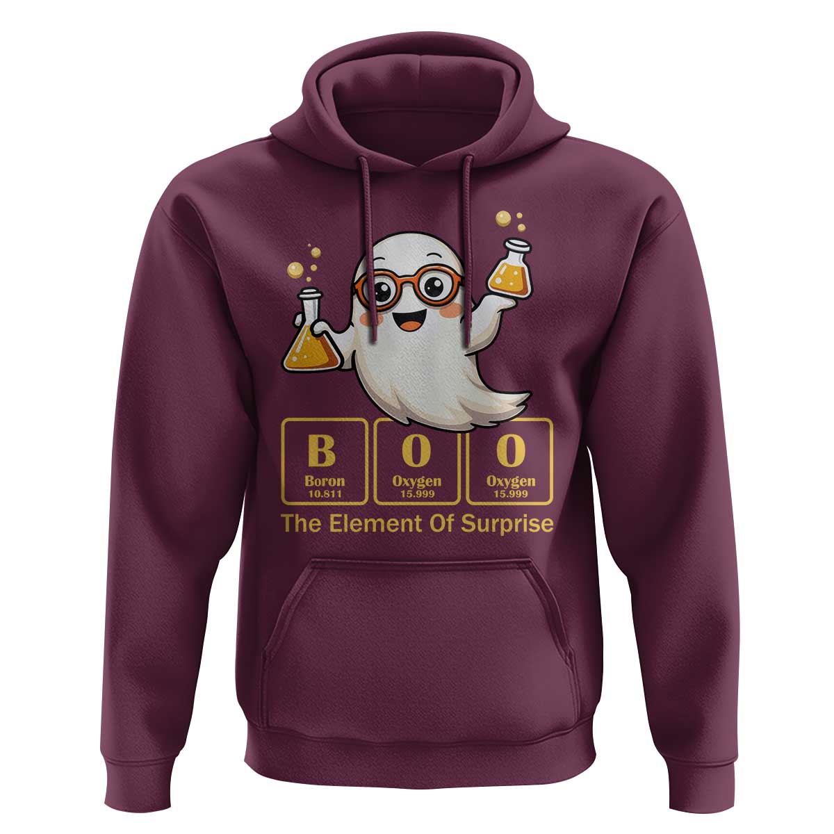 Halloween Chemistry Hoodie Boo The Element Of Surprise Ghost Nerd
