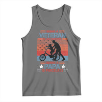 Veteran Father Tank Top Being A Veteran Is An Honor Being A Papa Is Priceless