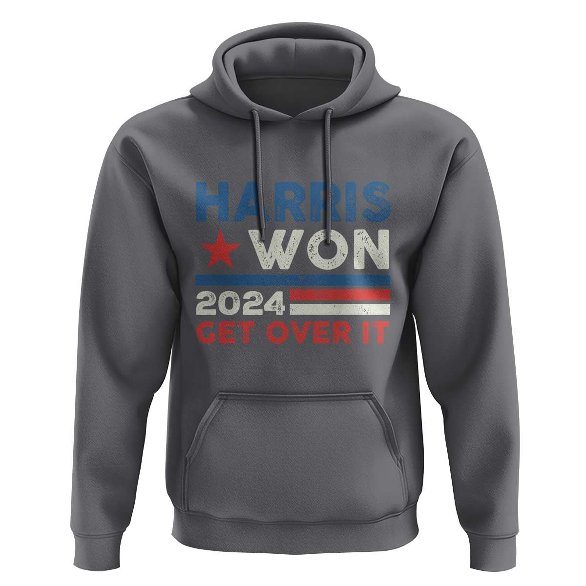 Harris Won 2024 Get Over It Hoodie Presidential Election