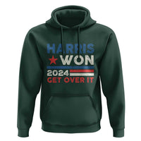Harris Won 2024 Get Over It Hoodie Presidential Election
