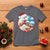 Funny Christmas T Shirt Santa Tsunami Is Eating Ginger Bread Xmas - Wonder Print Shop