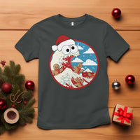 Funny Christmas T Shirt Santa Tsunami Is Eating Ginger Bread Xmas - Wonder Print Shop