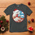 Funny Christmas T Shirt Santa Tsunami Is Eating Ginger Bread Xmas - Wonder Print Shop