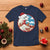 Funny Christmas T Shirt Santa Tsunami Is Eating Ginger Bread Xmas - Wonder Print Shop