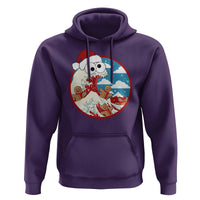 Funny Christmas Hoodie Santa Tsunami Is Eating Ginger Bread Xmas
