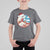 Funny Christmas T Shirt For Kid Santa Tsunami Is Eating Ginger Bread Xmas - Wonder Print Shop