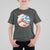 Funny Christmas T Shirt For Kid Santa Tsunami Is Eating Ginger Bread Xmas - Wonder Print Shop
