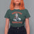 Funny Christmas Fishing T Shirt For Women North Pole Fishing Hole Cute Santa - Wonder Print Shop