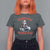 Funny Christmas Fishing T Shirt For Women North Pole Fishing Hole Cute Santa - Wonder Print Shop