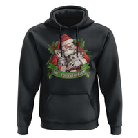 Christmas Cats Owner Hoodie Cats For Everybody Vintage Santa Mistletoe