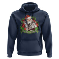 Christmas Cats Owner Hoodie Cats For Everybody Vintage Santa Mistletoe